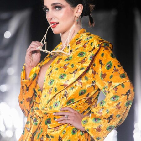 'Chevalier' Kimono - Too Far Gone NYFW Collection One-of-a-kind item, from the 'Too Far Gone' NYFW Collection by Indica Boutique RockStars Clothing.