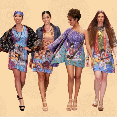 The Fab Four Dresses' LIMITED EDITION Collection by Indica Boutique. As seen on New York Fashion Week.