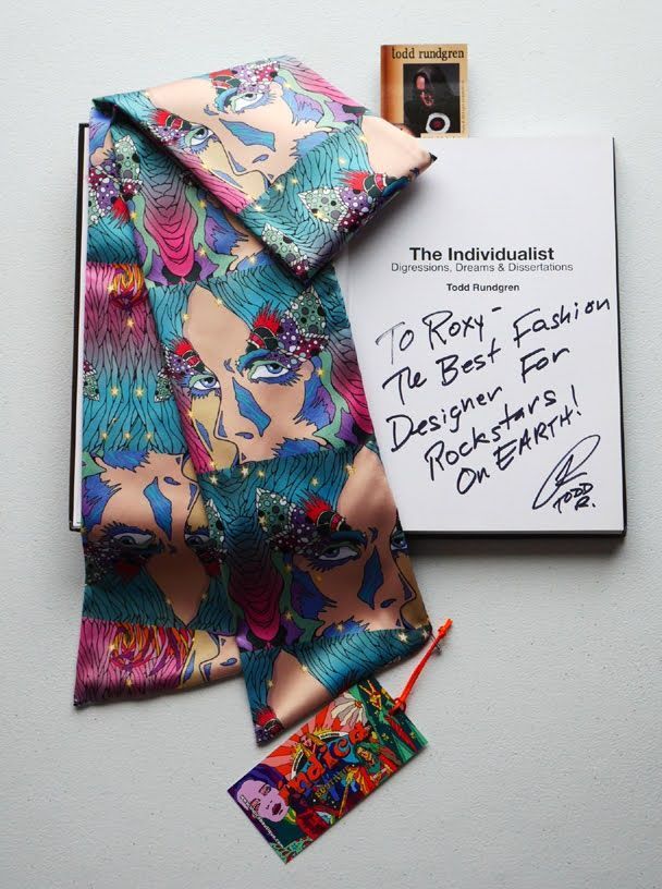 Todd Rundgren The Individualist signed to Roxy Indica fashion designer