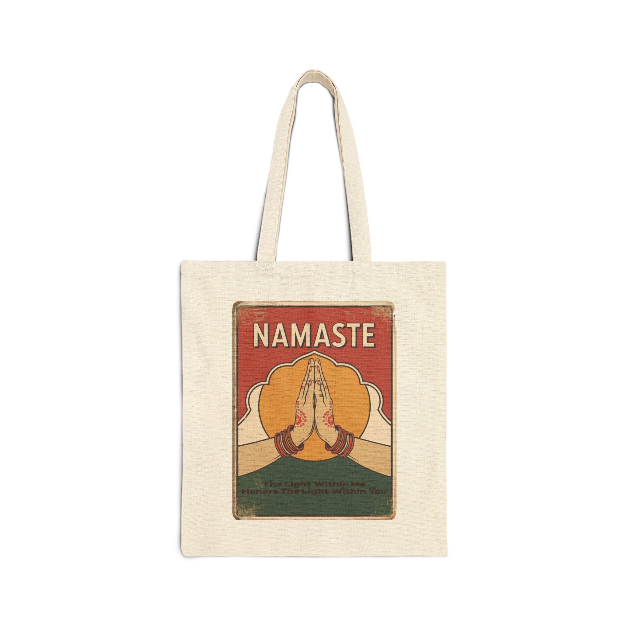 'Namaste' Tote Bag - Eco-Friendly - Image 4