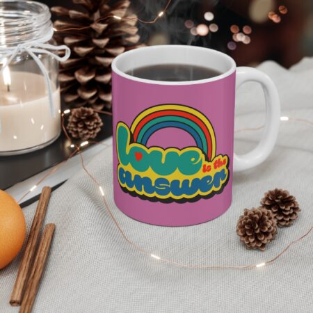 'Love is the Answer' Groovy Mug