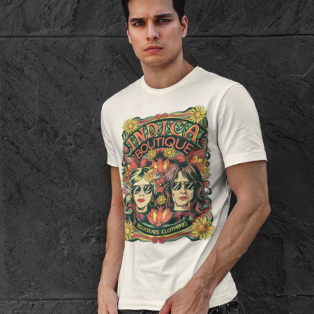'Indica Boutique' Deluxe Rockstar Tee
