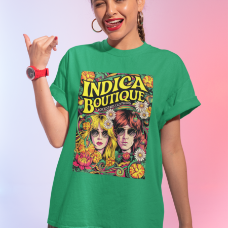 'Indica Boutique' Genderless Rockstar Tee