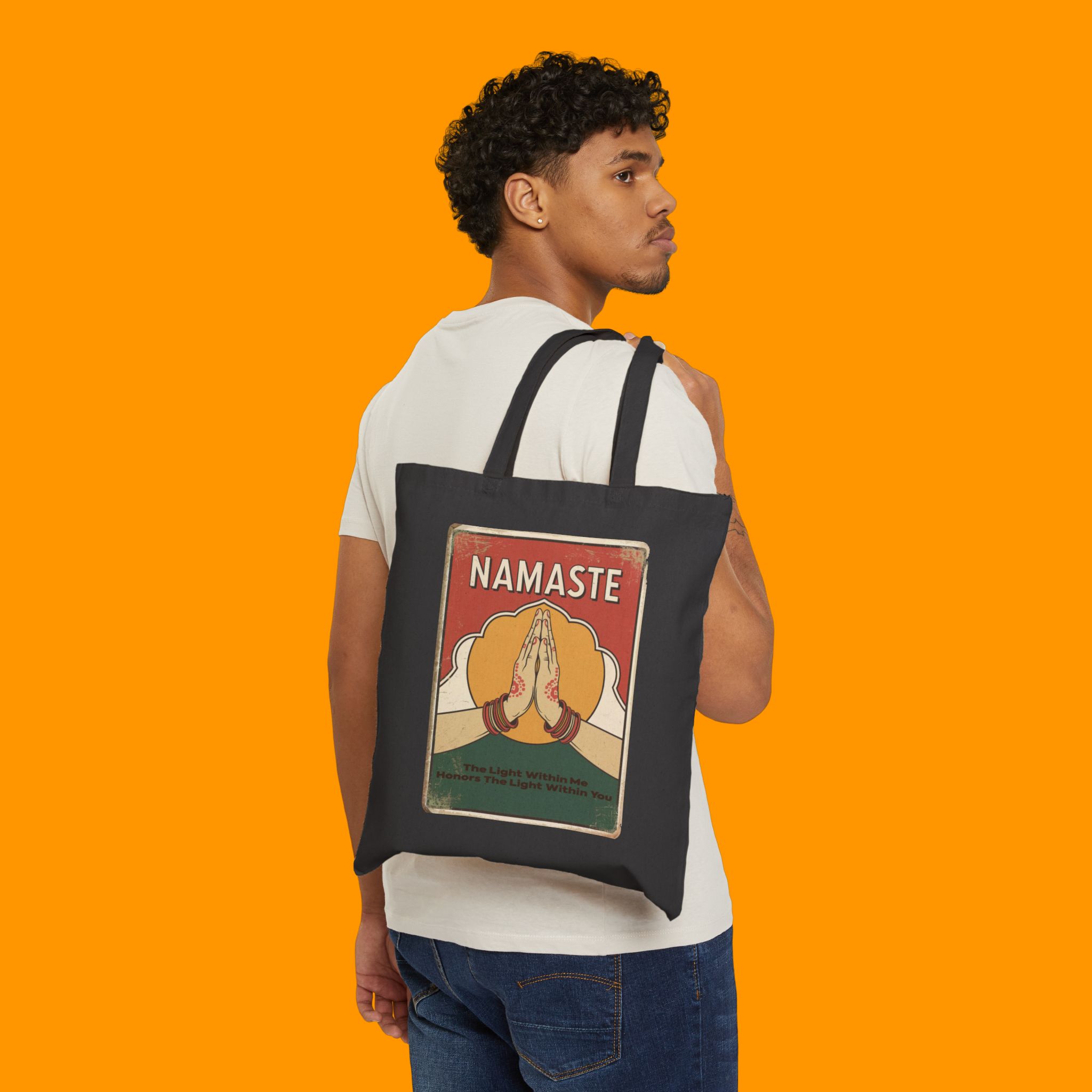 'Namaste' Tote Bag - Eco-Friendly
