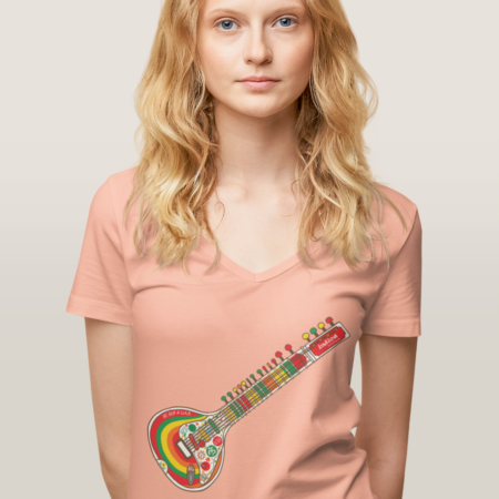 Rocky Sitar Women's V-Neck Tee