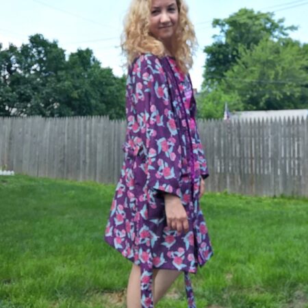 'S/A' Floral Printed Kimono